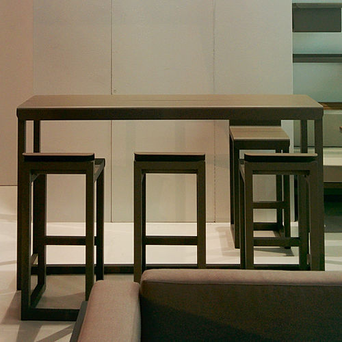 Contemporary high bar table - WEST COAST - SACHI - Premium Outdoor Furniture - aluminum / rectangular / home