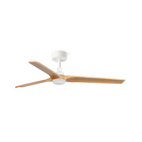 Ceiling mount ceiling fan - HEYWOOD L LED - Faro Barcelona - residential / indoor / steel
