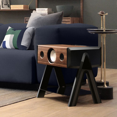 Floor-standing speaker - WOODY - La Boite Concept - Bluetooth / wireless / active