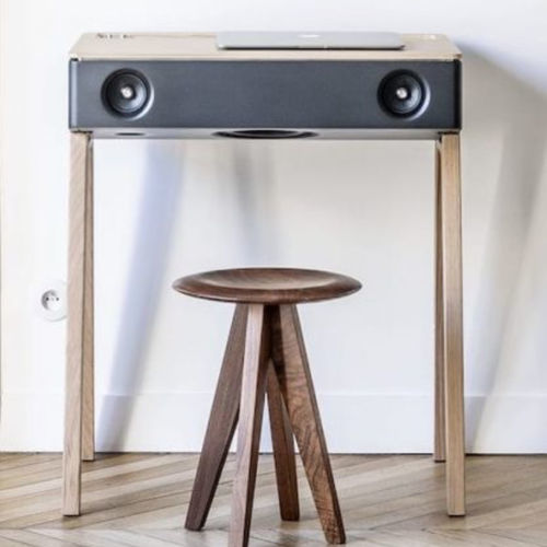 Floor-standing speaker - LX  - La Boite Concept - Bluetooth / active / with USB port