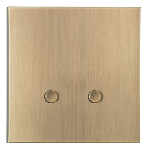Light switch - PNV002-LB - LUXONOV - push-button / recessed / double