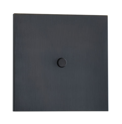 Light switch - PNV001-BZ - LUXONOV - push-button / recessed / brass