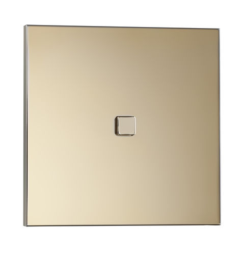 Light switch - COLLECTION MANHATTAN: PMA001-LM - LUXONOV - push-button / recessed / brass