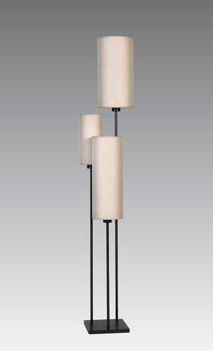 Floor-standing lamp - NOUKAR + - Stéphane DAVIDTS - bronze / fabric / contemporary