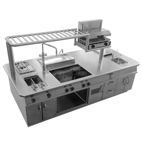 Contemporary kitchen - CMB - Maquinaria Industrial Hostelara S.L.U. - marble / composite / stainless steel