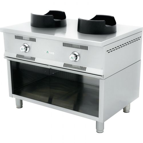 Gas wok - W- ECO - Maquinaria Industrial Hostelara S.L.U. - commercial / 1 burner / built-in