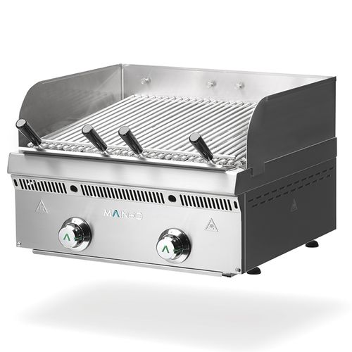 Gas grill - PBV - Maquinaria Industrial Hostelara S.L.U. - countertop / commercial / stainless steel