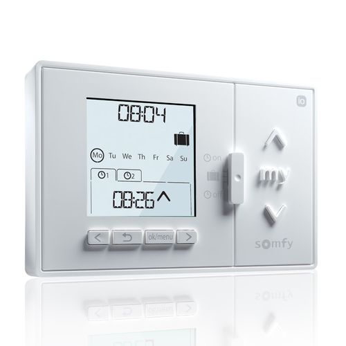 Home automation system control keypad - CHRONIS® IO - Somfy Architecture - for ventilation system / wall-mounted / wireless