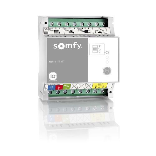 Flat thermal collector - 1822455 - Somfy Architecture - for water heating / curved