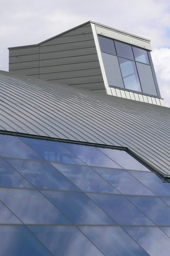Zinc roofing - NEDZINK NOVA PRO-TEC - NedZink - waterproof / corrugated