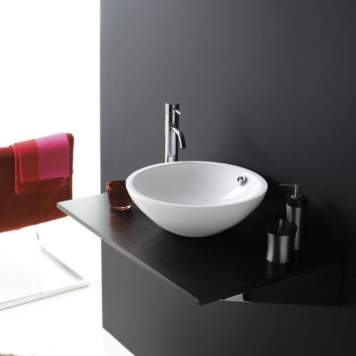 Countertop washbasin - CASTELLÓN - Bath Collection S.L. - porcelain / round / contemporary