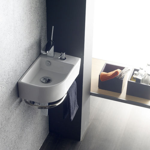 Wall-mounted washbasin - PATERNA/D - Bath Collection S.L. - porcelain / contemporary