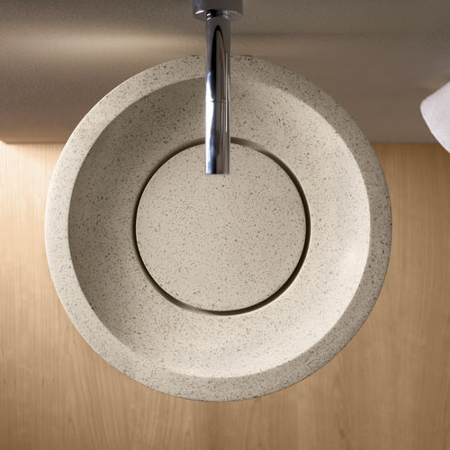 Countertop washbasin - SUANCES - Bath Collection S.L. - granite / round / contemporary