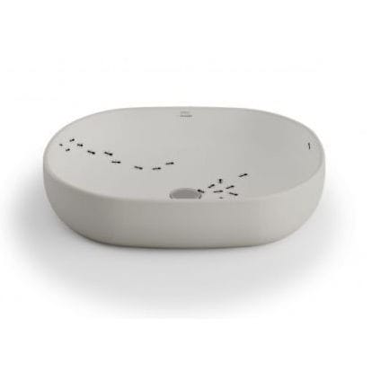 Countertop washbasin - TOULOUSE, TOULOUSE CRU - Bath Collection S.L. - porcelain / oval / contemporary