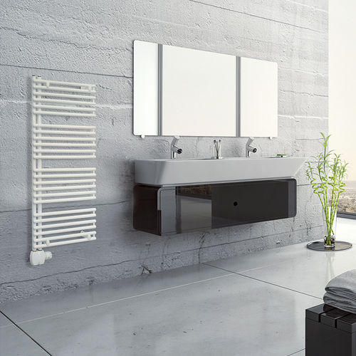 Hot water towel radiator - HTO - CHRISTESEN GmbH - electric / contemporary / steel