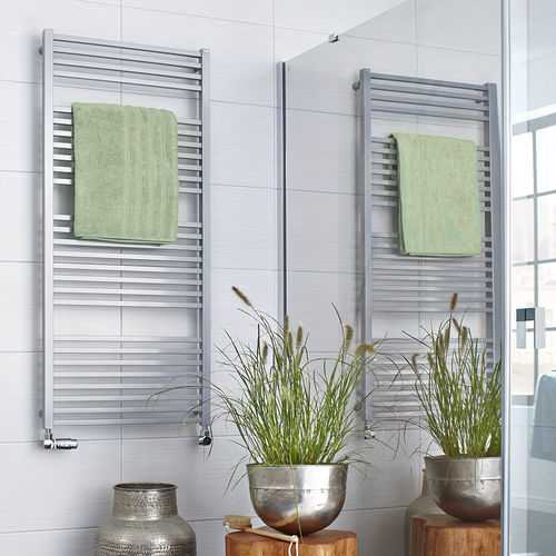 Hot water towel radiator - HTK - CHRISTESEN GmbH - electric / contemporary / steel