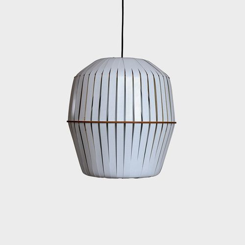 Pendant lamp - KIWI - AY ILLUMINATE - aluminum / wooden / contemporary