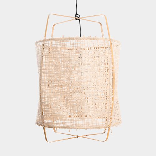 Pendant lamp - Z2 BLONDE - AY ILLUMINATE - bamboo / paper / contemporary