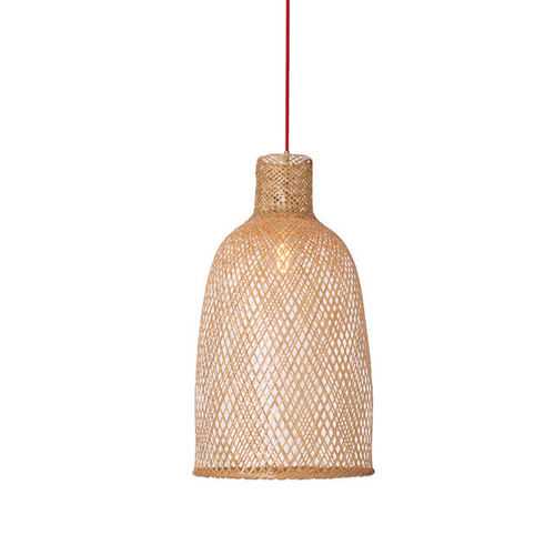 Pendant lamp - BAMBOO M2 - AY ILLUMINATE - bamboo / contemporary / wireless