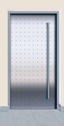 Entry door - PRIVILEG 205 - Auroport GmbH - stainless steel / swing / without glazing