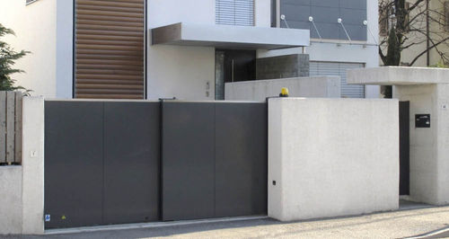Sliding gate - Auroport GmbH - metal / panel / home
