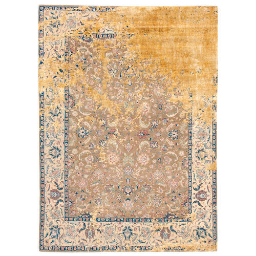 Oriental rug - AGRA WESTEND ROCKED  - JAN KATH - Contemporary Rug Art - patterned / wool / silk