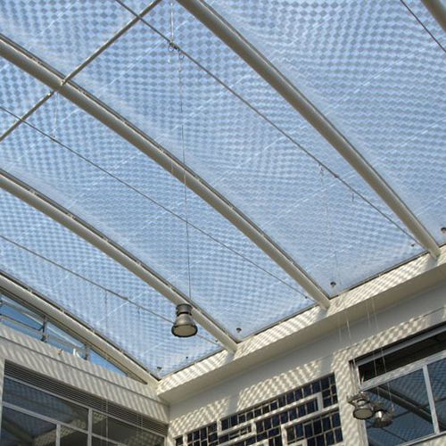 Metal profile roof system - GYMNASIUM ÜBERLINGEN, GERMANY - Vector Foiltec - Texlon® ETFE / commercial