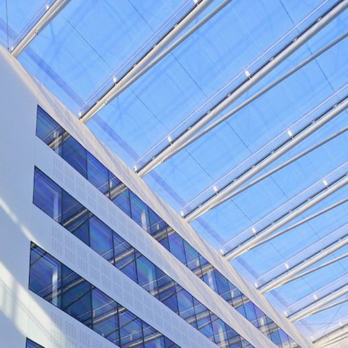 Metal profile roof system - MONTRÉAL ORLY-RUNGIS, FRANCE - Vector Foiltec - Texlon® ETFE / commercial