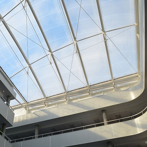 Texlon® ETFE textile membrane - OFFICE BUDDINGEVEJ 272, DENMARK - Vector Foiltec - roof / translucent