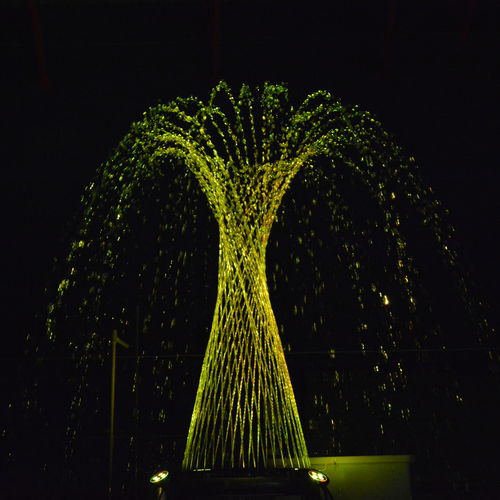 Public space water fountain - NWW SERIES - WATER WEAVE JET - Crystal Fountains