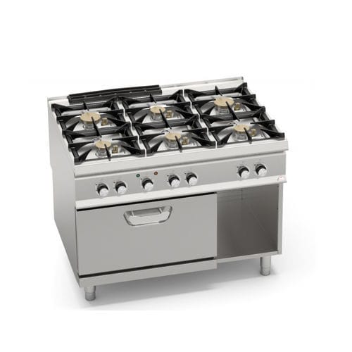 Gas cooker - SG9F6PS+FE2 - Berto's S.p.A. - electric / commercial / home