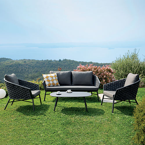 Contemporary garden best sale lounge set