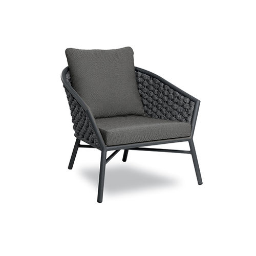 Modern armchair - Dub - Contral - water-repellent fabric / in synthetic fabric / aluminum