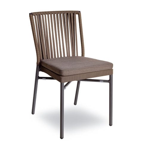 Contemporary dining chair - Nicole - Contral - outdoor / water-repellent fabric / in synthetic fabric