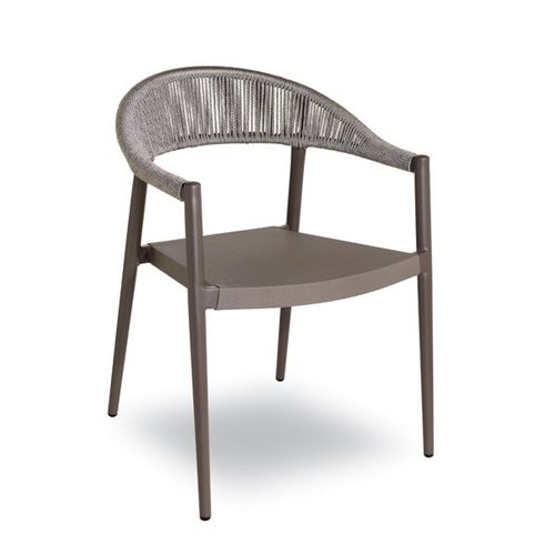 Contemporary dining chair - Praga - Contral - outdoor / water-repellent fabric / in synthetic fabric