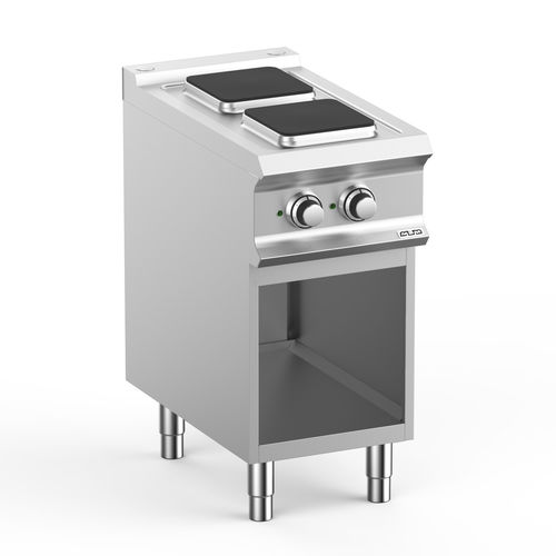 Electric range cooker - PQ74A - mbm - commercial / 2 burner / 1 oven