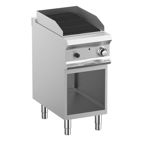 Charcoal grill PLG74A mbm floormounted / commercial / stainless steel