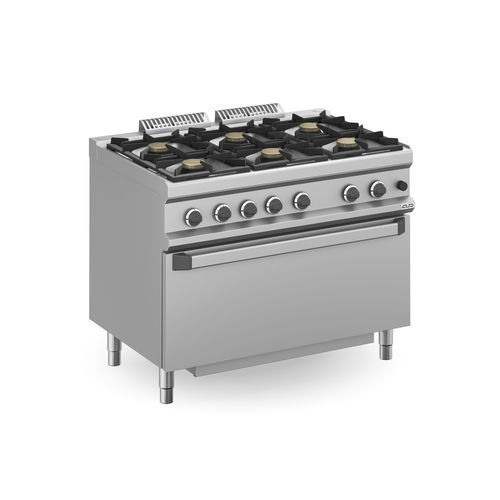 Gas range cooker - MFB711FGMXL - mbm - gas / electric / commercial
