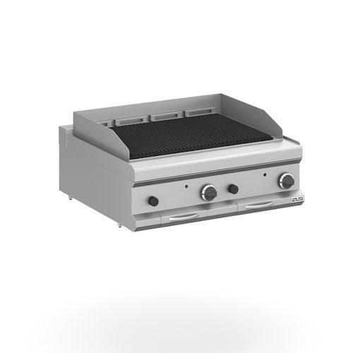 Charcoal grill - MPLG78T - mbm - countertop / commercial / stainless steel