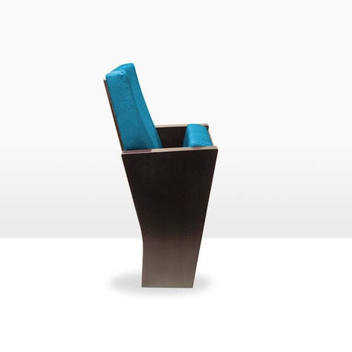 Contemporary auditorium seating - RIALTO-LEIDOR - ASCÉNDER - textile / wooden / folding