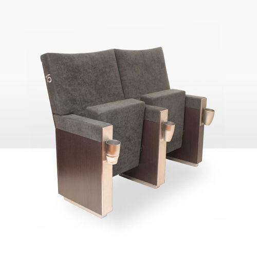 Fabric cinema seating - PREMIERE CLASS - ASCÉNDER - commercial / gray / upholstered