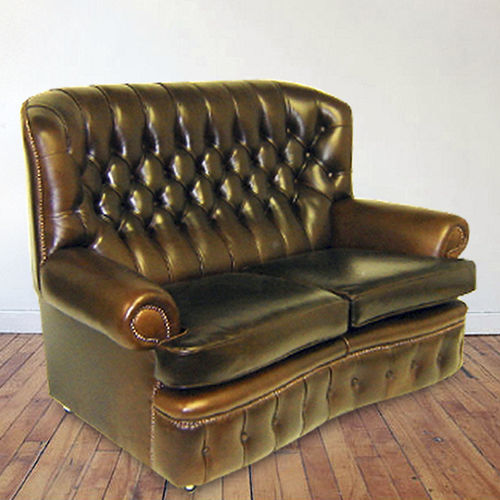 Chesterfield sofa - Brookhouse  - Kingsgate Furniture ltd - leather / with armrests / with removable cushion