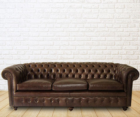 Contemporary sofa - Classic - Kingsgate Furniture ltd - leather / with armrests / customizable