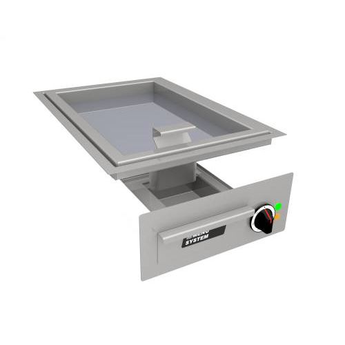 Electric griddle - MS-G-40E - MENU SYSTEM AG - commercial