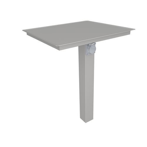 Stainless steel countertop - MS-SAST - MENU SYSTEM AG - for commercial kitchen / for kitchens / silver-colored