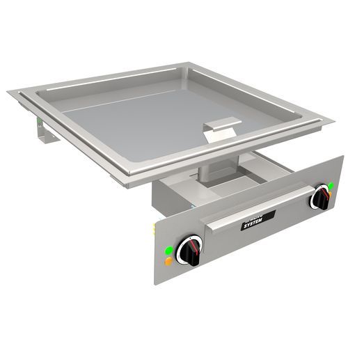 Commercial kitchen plancha - MS-G-60E - MENU SYSTEM AG - induction / built-in