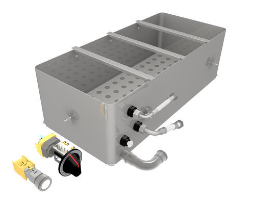 Electric bain-marie - MS-BM-GN 4x1/3 E - MENU SYSTEM AG