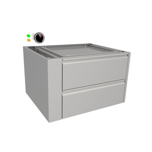 Heated holding cabinet - MS-WSSL-2-EB-900 - MENU SYSTEM AG