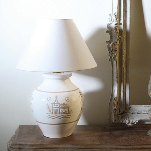 Table lamp - VALLAURIS - Cerasarda - ceramic / contemporary / corded