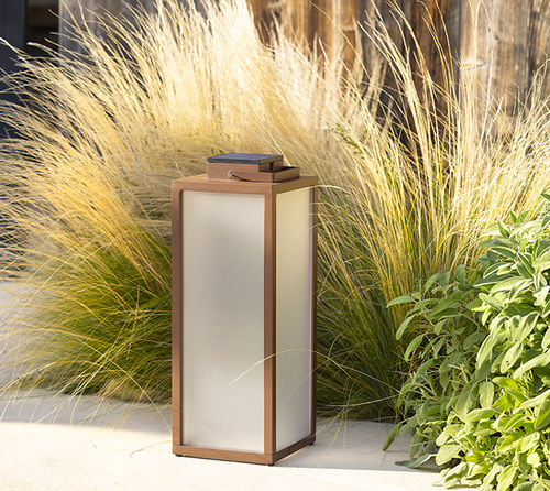 Contemporary lantern - TRADITION - LES JARDINS - aluminum / acrylic / by Claude Robin